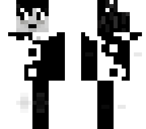 black and white jester