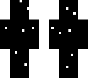 black skin with white dots
