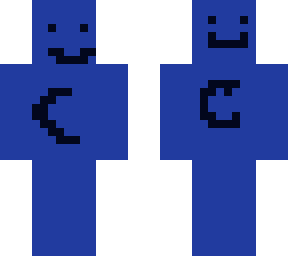 blue man