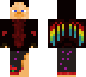 cool rainbow character
