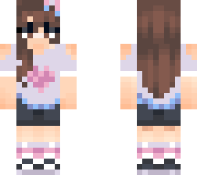cute girl double layered +18