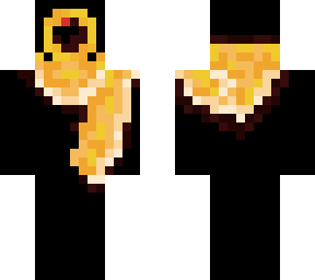 glock the black slime with a yellow scarf
