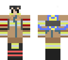 mark bombero de iperrcarga sin casco
