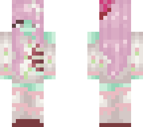 pink and mint zombie girl!