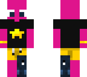pink blob w/ fish