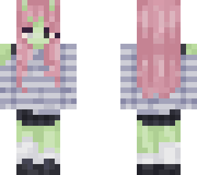 pink haired alien