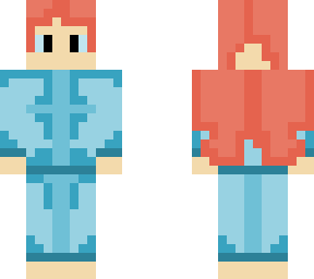blue fit red hair