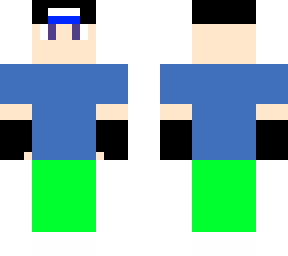 blue shirt guy skin