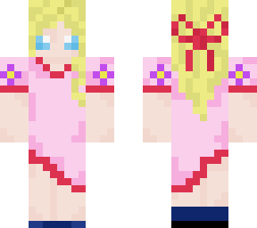girl with pink dress