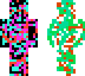 glitching charecter opposite