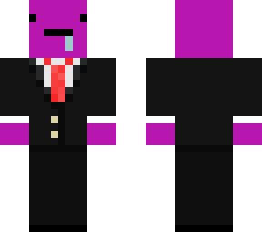 the purple suit man