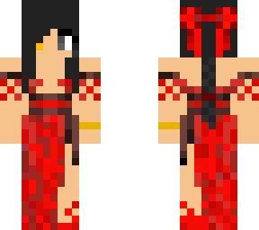 aphmau oc kenzie - red gala gown