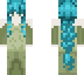 blue hair