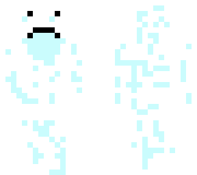 frozen man