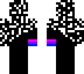 idk half a qr code w bi flag