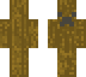 minecraft oak log creeper