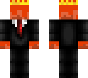 orange in suit