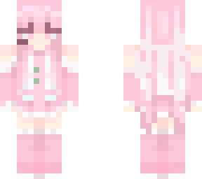 sakura miku minecraft skin created: s0fiawllao