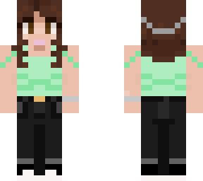 girl w/ green shirt