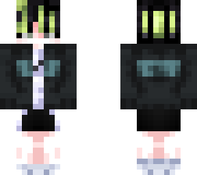 green haired boy