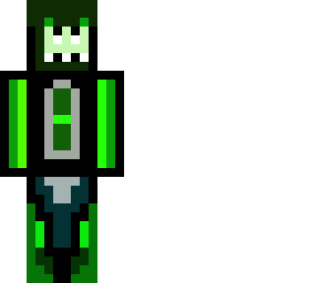 green robotic skin