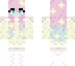 pink and blue haired girl