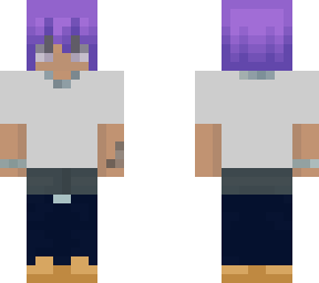 puirple hair streetwear