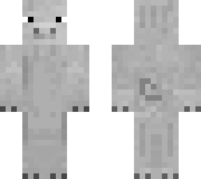 grey 3d pig