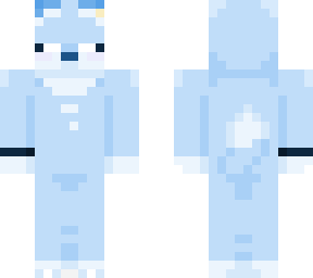 light blue fox