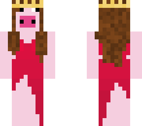 pig with red dress (kenjipmanero 100 follower contest) 2