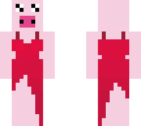 pig with red dress (kenjipmanero 100 follower contest)