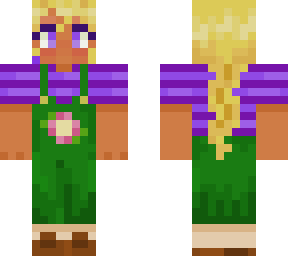 purple farm girl