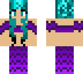 purple mermaid