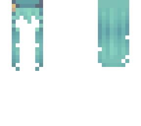 teal with horns . shaded hair base