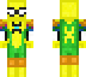 yellow green spider man