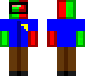 among us officer red-green mashup (6+ yrs old)