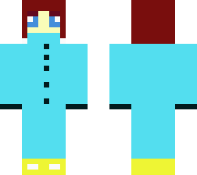 ashley smith in a cyan blue outfit and a mask