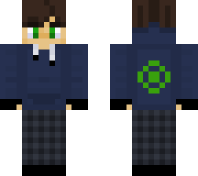 blue hoodie boy