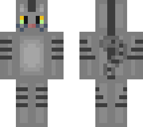 gray cat skin