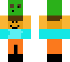 guy holding a slime