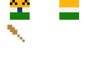 indiaball with cricket bat