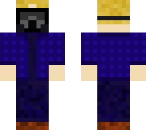 jaxon nerd (gas mask and blue plaid)