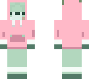 minty sprinkdeer pink hoodie