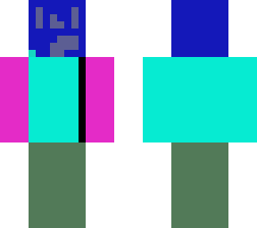 neon green and blue