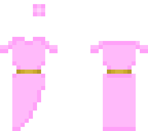 pink gown