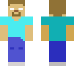 bare bones style herobrine