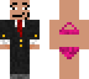 buisness man in bikini