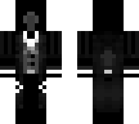 crow in a suit
