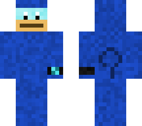 fluffy blue cyber monkey