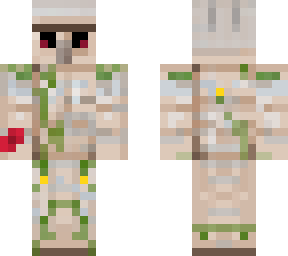 iron golem with flower